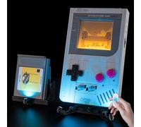 BrickSoul LED Light Up Kit Compatible with Lego Super Mario Game Boy 72046 Building Sets for Adults, Upgraded Touch Version with Brightness Adjustment, Lights Accessories for Lego Fans, Not Model