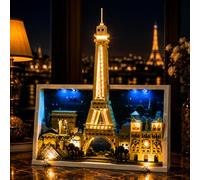BrickSoul Light Kit Compatible with Lego 21064 Paris - City of Love Building Set | Upgraded Touch Control & Dimming & Hidden Cable Tech | Easy Install Lighting Set (21064 Set NOT Included)