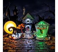 BrickSoul Light Kit for Lego Nightmare Before Christmas Tim Burton's 21351 | Touch Control, 5 Lighting Effects & Adjustable Brightness/Speed for Halloween Gifts (Light Kit Only, 21351 Set NOT Included)