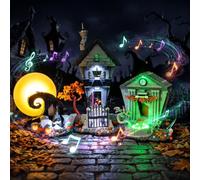 BrickSoul Light & Sound Kit for LEGO Nightmare Before Christmas 21351 Set | Touch Control 4Colors, 5 Modes, Speed/Brightness, Multiple Movie Sounds for Gothic Display and Gifting (Model Not Included)