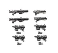 BricksStuff BrickArms Clone Trooper Commando Weapon Set - 8-Piece Weapon Set for Mini Figures - Precise Replicas of the Clone War Era | High Quality | Made in USA