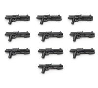 BricksStuff DC-15S Blaster Pack | 10-Piece Set | Compatible with Star Wars Mini Figures - Includes 10 Sci-Fi Blaster DC15S