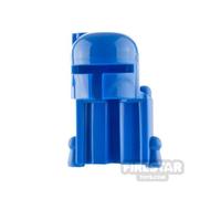 BrickTactical Minifigure Headgear SW Classic Bounty Hunter Helmet BLUE