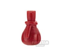 BrickWarriors Minifigure Accessory Coin Purse DARK RED