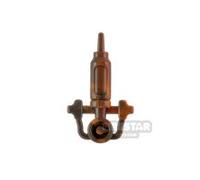 BrickWarriors Minifigure Accessory Fallout Stimpack Rusty BROWN