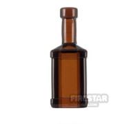 BrickWarriors Minifigure Accessory Whiskey Bottle TRANS BROWN