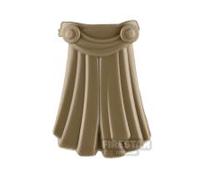 BrickWarriors Minifigure Bodywear Spartan Cape DARK TAN