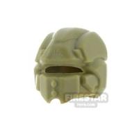 BrickWarriors Minifigure Headgear Galaxy Enforcer Helmet OLIVE GREEN