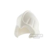 BrickWarriors Minifigure Headgear Rogue Hood WHITE