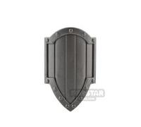 BrickWarriors Minifigure Shield Paladin Shield STEEL