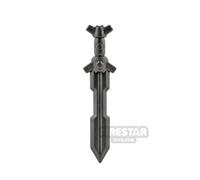 BrickWarriors Minifigure Weapon Dwarf Sword STEEL