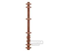BrickWarriors Minifigure Weapon Quarterstaff REDDISH BROWN