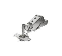 bricoleva.it 165° Cushioned Furniture Door Hinge, Compatible with Hettich Base - Galvanised Steel, Soft Close, Ideal for Kitchens and Home Furniture (1 Piece)