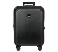 Bric's Amalfi Spinner Luggage Lightweight Expandable Suitcase, Black, 21 Inches Spinner, Amalfi 21"spinner Trunk 909 Black/Black