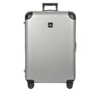 Bric's Amalfi Spinner Suitcase, Lightweight Expandable Hard Shell Luggage with Smooth 360° Wheels and TSA Lock, Silver, 76.20 cm, Amalfi 30"spinner Trunk 211-silver/Black