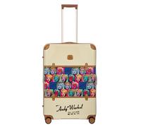 Bric's Andy Warhol Checked Luggage - Travel as Art Marilyn Print, Luxury Suitcase with Leather Trim, 360° Silent Wheels, Multi-Color Marilyn Monroe, 76.20 cm