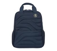 Bric's Travel Backpack Ulisse B|Y Collection, with Bands for Suitcase Handle, Laptop Bag, PC holder, Water-Repellent Material, Dimensions 28x37x14, Ocean Blue