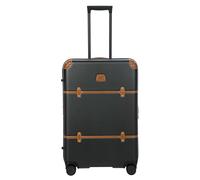 Bric's Bellagio 3.0 Spinner Suitcase - Luxury Hardshell Luggage with Large Wheels, Telescopic Handle, Leather Detailing - Rolling Carry-on or Checked Suitcase for Refined Travel