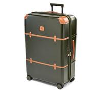 Bric's Bellagio 3.0 Spinner Trunk - Luxury Hardshell Luggage with Large Wheels, Telescopic Handle, Leather Detailing - Expandable Rolling Suitcase