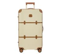 Bric's Bellagio 3 Spinner Trunk, 74 cm Suitcase, TSA Approved Luggage, Cream