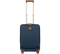 Bric's Capri 4 wheels Cabin trolley 55 cm Laptop compartment with expansion pleat blue