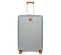 Bric's Capri Expandable Luxury Carry On Luggage With Spinner Wheels, Silver, 30 Inch Expandable