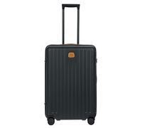 Bric's Hard Expandable Suitcase Capri Collection, Medium Suitcase with 4 Wheels, Lightweight and Resistant, USB Connection, Integrated TSA Lock, Dimensions 48x69x28/32, Black