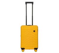 Bric's Hard-Shell Expandable Suitcase Ulisse B|Y Collection, Hand Luggage Suitcase with 4 Wheels, Resistant and Ultralight, USB Port, Integrated TSA Lock, Dimensions 37x55x23/27, Mango