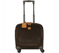 Bric's Life 4 roll pilot trolley 43 cm laptop compartment brown