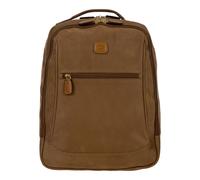 Bric's Life backpack 42 cm laptop compartment brown