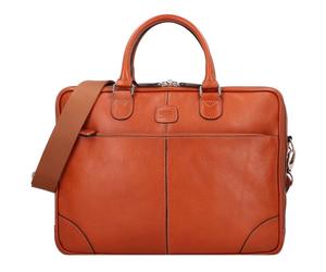 Bric's Life Pelle briefcase leather 38 cm laptop compartment brown