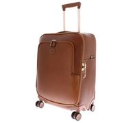 Bric's Life Pelle 4 wheels Cabin trolley 55 cm brown