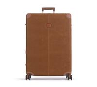 Bric's Life Hybrid Suitcase 78x55x30cm, Hard Shell with Soft Suede-Like Fabric, 4-Wheel Spinner Luggage, 3 Digit TSA Lock, Camel