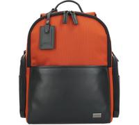 Bric's Monza backpack 39 cm laptop compartment orange