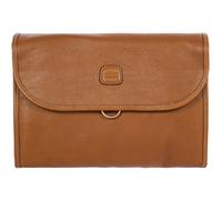 Bric's Life Pelle toilet bag 30 cm brown