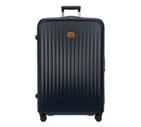 Bric's Taormina 4 wheels Trolley L 82 cm with expansion pleat blue