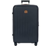 Bric's Taormina Spinner Carry-On Suitcase, Lightweight Expandable Hard Shell Luggage with Smooth 360° Wheels and TSA Lock, Blue, Checked-Large, 30" Spinner Expandable