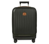 Bric's Taormina Spinner Luggage Lightweight Expandable Suitcase, Olive, 21" Spinner with pocket, 21" Spinner W/Pocket Expandable