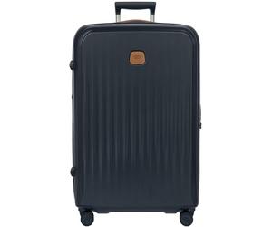 Bric's Taormina Spinner Carry-On Suitcase, Lightweight Expandable Hard Shell Luggage with Smooth 360° Wheels and TSA Lock, Blue, Checked-Large, 30" Spinner Expandable