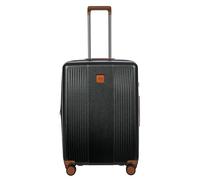 BRIC'S The large trolley from the Ferrara Collection is made of polycarbonate, a lightweight and durable material. The opening is via a double-slider zip, embellished with a tone-on-tone finish, Black