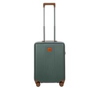 BRIC'S The large trolley from the Ferrara Collection is made of polycarbonate, a lightweight and durable material. The opening is via a double-slider zip, embellished with a tone-on-tone finish, green