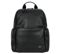 Bric's Torino backpack leather 45 cm laptop compartment black