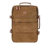 Bric's travel bag with laptop compartment Life Underseat Backpack Camel brown