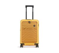 Bric's B|Y Ulisse Spinner Suitcase - 21 Inch Carry-On Luggage, Mango, 21 Inch with Pocket, With Pocket