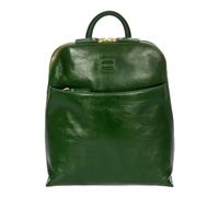 BRIC'S Volterra Leather Leisure Backpack Pine Forest Green