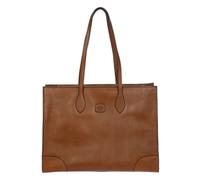 Bric's Volterra Shopper Bag M Leather 40.5 cm Laptop compartment brown
