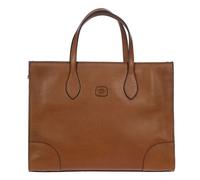 Bric's Volterra Shopper Bag S Leather 35 cm Laptop compartment brown