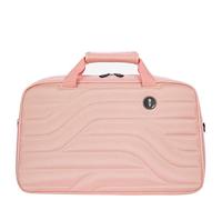 Bric's Weekender Ulisse B|Y Collection, Light and Resistant, Travel Bag with Removable Shoulder-Strap and Band for Suitcase Handles, Hand Luggage, Water Repellent Material, 47x27x17, Pearl Pink