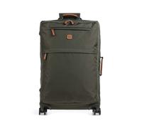 Bric's X-Bag Large Spinner with Frame - 27 Inch - Suitcases with Wheels - Checked Luggage, Olive, 68.58 cm, Black