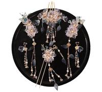 Bridal hair accessories Women's Hanfu Hairpin Comb Set Headdress Bride Hanfu Hair Accessories(Color-03)